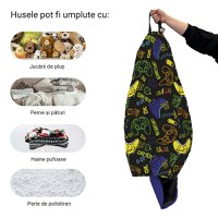 Husa fotoliu Puf Bean Bag tip Para XL fara umplutura lets play - 1