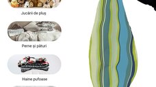 Husa fotoliu Puf Bean Bag tip Para XL fara umplutura marinha mint
