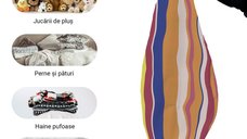 Husa fotoliu Puf Bean Bag tip Para XL fara umplutura pipa orange