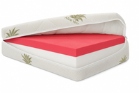 Husa pentru saltea Somnart Aloe Vera matlasata, detasabila, cu fermoar 4 laturi 120 x 200  x 25 cm - 4