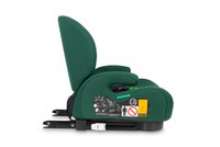 Inaltator auto copii Caretero Irbis I-Size Emerald 125-150 cm, fixare cu isofix, centura de ghidaj, spatar reglabil si detasabil, husa lavabila, cotiere, Certificat R129 - 2