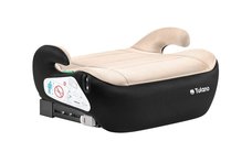 Inaltator auto copii I-Size cu isofix Tulano Avignon Cabby 30 Beige-Black 125-150 cm,suport pahar inclus,husa din material ultra soft,omologat R129