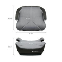 Inaltator auto pentru copii Kinderkraft I-Boost 2 Grey I-Size 125-150 cm - 4