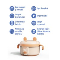 Incalzitor electric portabil pentru hrana copii si bebelusi Easycare Bcaby - 3