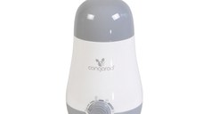 Incalzitor si sterilizator electric pentru biberoane Cangaroo BabyUno 3in1 Grey,permite incalzire biberoane si borcanase,Functiioprire automata,sterilizare,incalzire,aburire fructe,legume