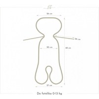 Insertie antitranspiratie 3D pentru scaun auto, BabySteps, 0-13 kg, Lemon - 1