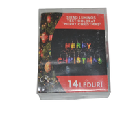 Instalatie de Craciun 14 led-uri model Merry Christmas 30 cm - 2