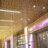 Instalatie de Craciun interconectabila perdea multicolora 380 leduri - 1