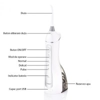 Irigator oral dus bucal Vitammy Hydra profesional Alb - 6