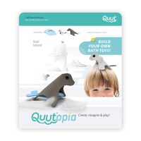 Jucarie creativa de baie Insula Focilor Quut Toys - 6