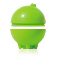 Jucarie de baie Mingiuta senzoriala cu apa Plui Rainball verde - 2
