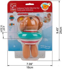 Jucarie de baie Teddy inotatorul vesel Hape - 6