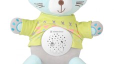 Jucarie de plus KikkaBoo cu muzica si lampa de veghe Kit the Cat