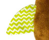 Jucarie din plus pentru agatat, cu clopotel Happy Owl Brown - 2