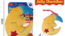 Jucarie muzicala din plus pentru bebelusi Luna 19x22 cm