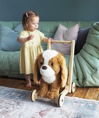 Jucarie Ride on caine pufos pentru copii Little Bird Told Me - 1
