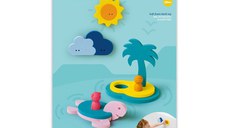 Jucarii de baie din spuma Insula comorilor Quut Toys