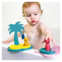 Jucarii de baie din spuma Insula comorilor Quut Toys - 4