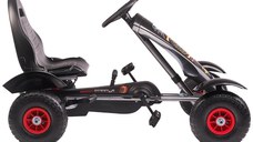 Kart cu pedale F618 Air negru Kidscare