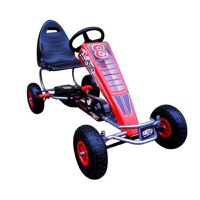 Kart cu pedale Gokart 4-10 ani roti gonflabile G5 R-Sport rosu - 1