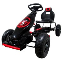 Kart cu pedale R-Sport Gokart cu roti gonflabile G8 rosu - 3