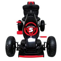 Kart cu pedale R-Sport Gokart cu roti gonflabile G8 rosu - 2