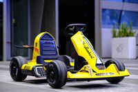 Kart electric pentru copii Nichiduta LoveKart Speed8 12V cu telecomanda 2.4G,Aplicatie pentru control de pe telefon,Scaun confortabil,Roti rezistente din plastic,Pedale individuale acceleratiefrana,UsB, Mp3, Bluetooth - 1