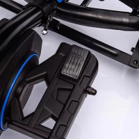 Kart electric pentru copii Nichiduta Speed Blue, 12V 45W, roti silenioase din spuma EVA, structura metalica, slow start, pornire la buton, pedala unica pentru acceleratiefrana, scaun reglabil, dimensiune 100 x 58 x 58.5 cm - 4