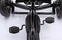 Kart pentru copii Nichiduta Speed Yellow, structura metalica, cu pedale si roti silentioase din spuma EVA, scaun reglabil, frana de mana pe rotile din spate, greutate maxima admisa 30 kg, dimensiune 100 x 58 x 58.5 cm - 5