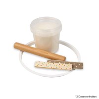 Kit mulaj organic pentru amprenta mana sau picior bebelusi Grunspecht 678-00 - 5