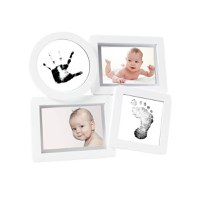 Kit rama foto multipla cu amprente din cerneala pentru manuta si piciorus Pearhead - 1
