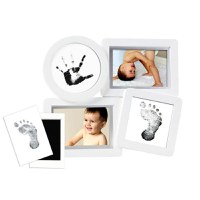 Kit rama foto multipla cu amprente din cerneala pentru manuta si piciorus Pearhead - 4