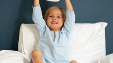 Lampa de veghe Lou roz