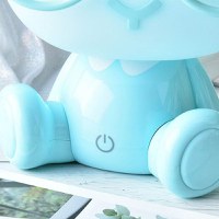 Lampa de veghe pentru copii Iepuras Albastru 23 cm - 4
