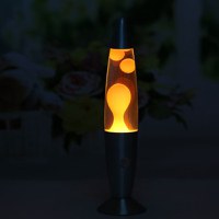 Lampa decorativa lava orange, 30w, inaltime 41 cm, alimentare priza - 4