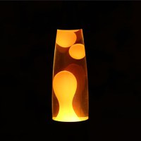 Lampa decorativa lava orange, 30w, inaltime 41 cm, alimentare priza - 5