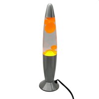 Lampa decorativa lava orange, 30w, inaltime 41 cm, alimentare priza - 6