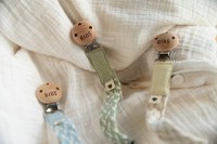 Lantisor clip pentru suzeta Bibs Sand-Ivory - 1