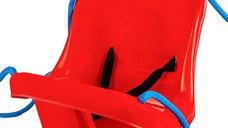 Leagan din plastic cu spatar 48 x 38 cm Red