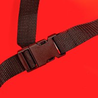 Leagan din plastic cu spatar 48 x 38 cm Red - 3