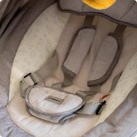 Leagan electric cu 5 moduri de balansare pentru copii Kidnort Svaie Grey, portabil, cu telecomanda, muzica, conectare bluetoothusb, accesorii incluse, dimensiune 66 x 65 x 53.5 cm - 6