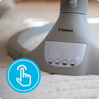 Leagan electric cu 5 moduri de balansare pentru copii Kidnort Svaie Grey, portabil, cu telecomanda, muzica, conectare bluetoothusb, accesorii incluse, dimensiune 66 x 65 x 53.5 cm - 10