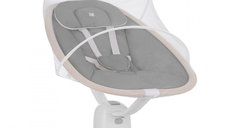 Leagan electric KikkaBoo cu leganare laterala telecomanda si carusel BeeMoove Grey