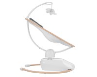 Leagan electric KikkaBoo cu leganare laterala telecomanda si carusel BeeMoove Grey - 3