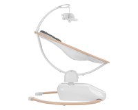 Leagan electric KikkaBoo cu leganare laterala telecomanda si carusel BeeMoove Grey - 4