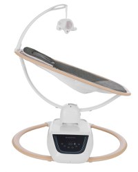 Leagan electric KikkaBoo cu leganare laterala telecomanda si carusel BeeMoove Grey - 7