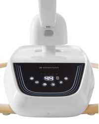 Leagan electric KikkaBoo cu leganare laterala telecomanda si carusel BeeMoove Grey - 8