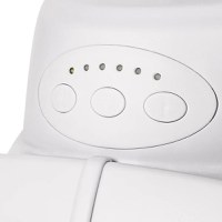 Leagan electric rotativ 360 cu melodii, sunete si inclinare reglabila Carrello Mio Silver Grey - 4