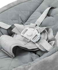 Leagan electric rotativ 360 cu melodii, sunete si inclinare reglabila Carrello Mio Silver Grey - 6