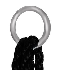 Leagan rotund tip cuib pentru copii, Kruzzel, cadru robust de 100 cm, capacitate 150 kg, black - 6
